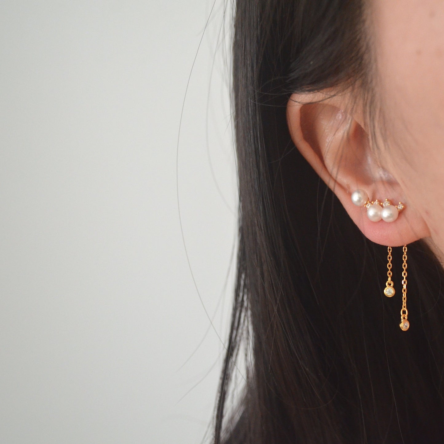 Adeline-Two Way Pearl Earrings