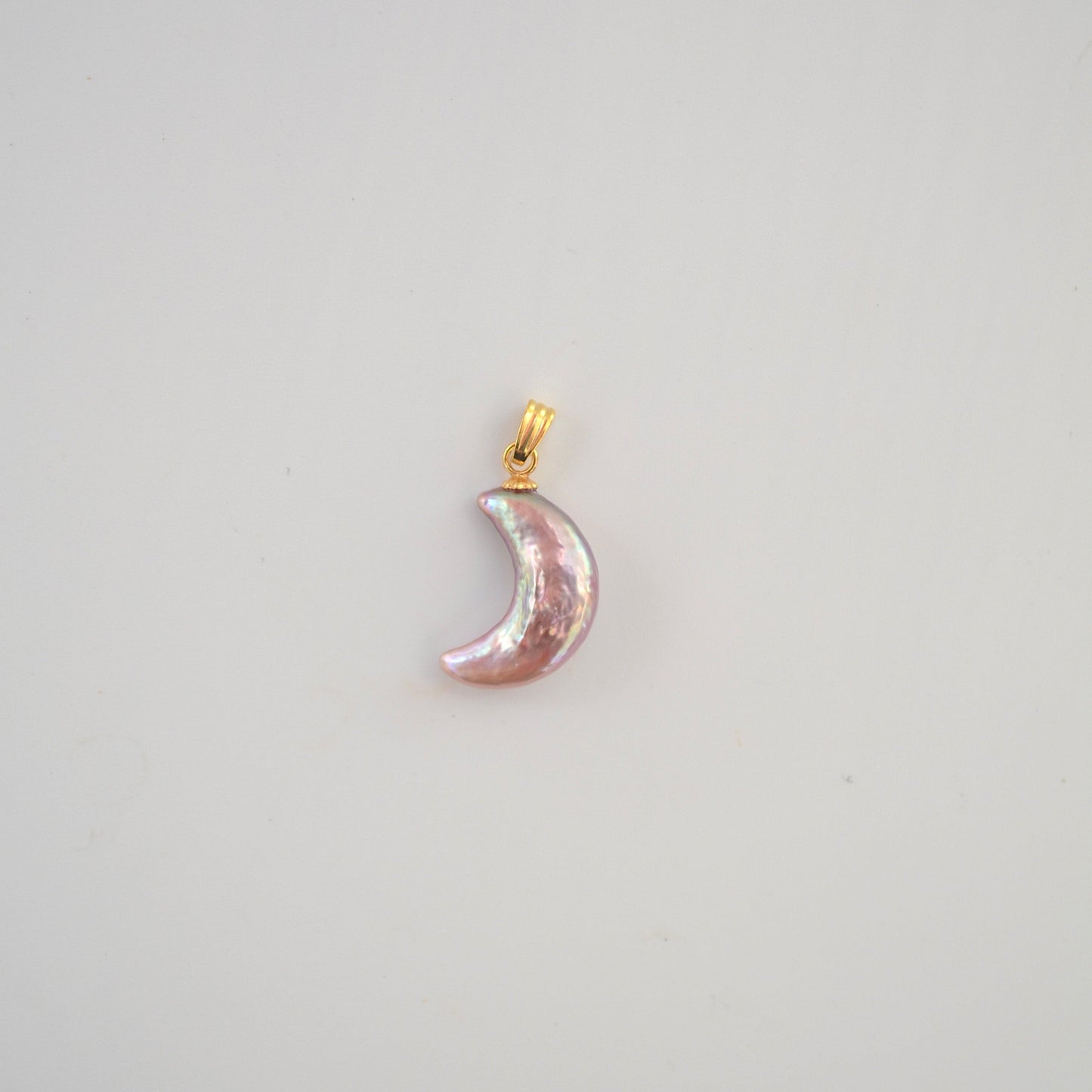 Purple Moon Pearl Pendant