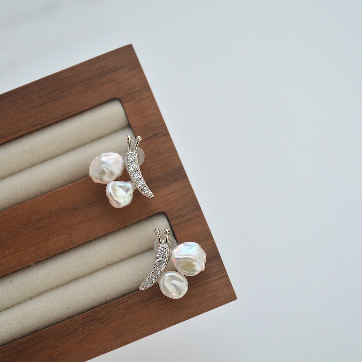 Butterfly Pearl Earrings