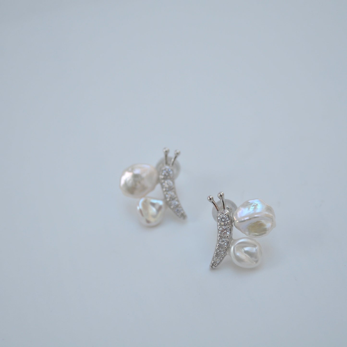 Butterfly Pearl Earrings