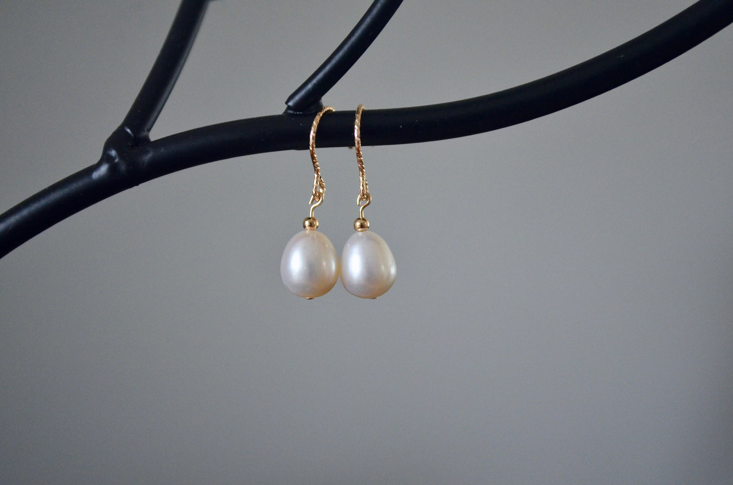 Classic Tiny Freshwater Pearl Earrings