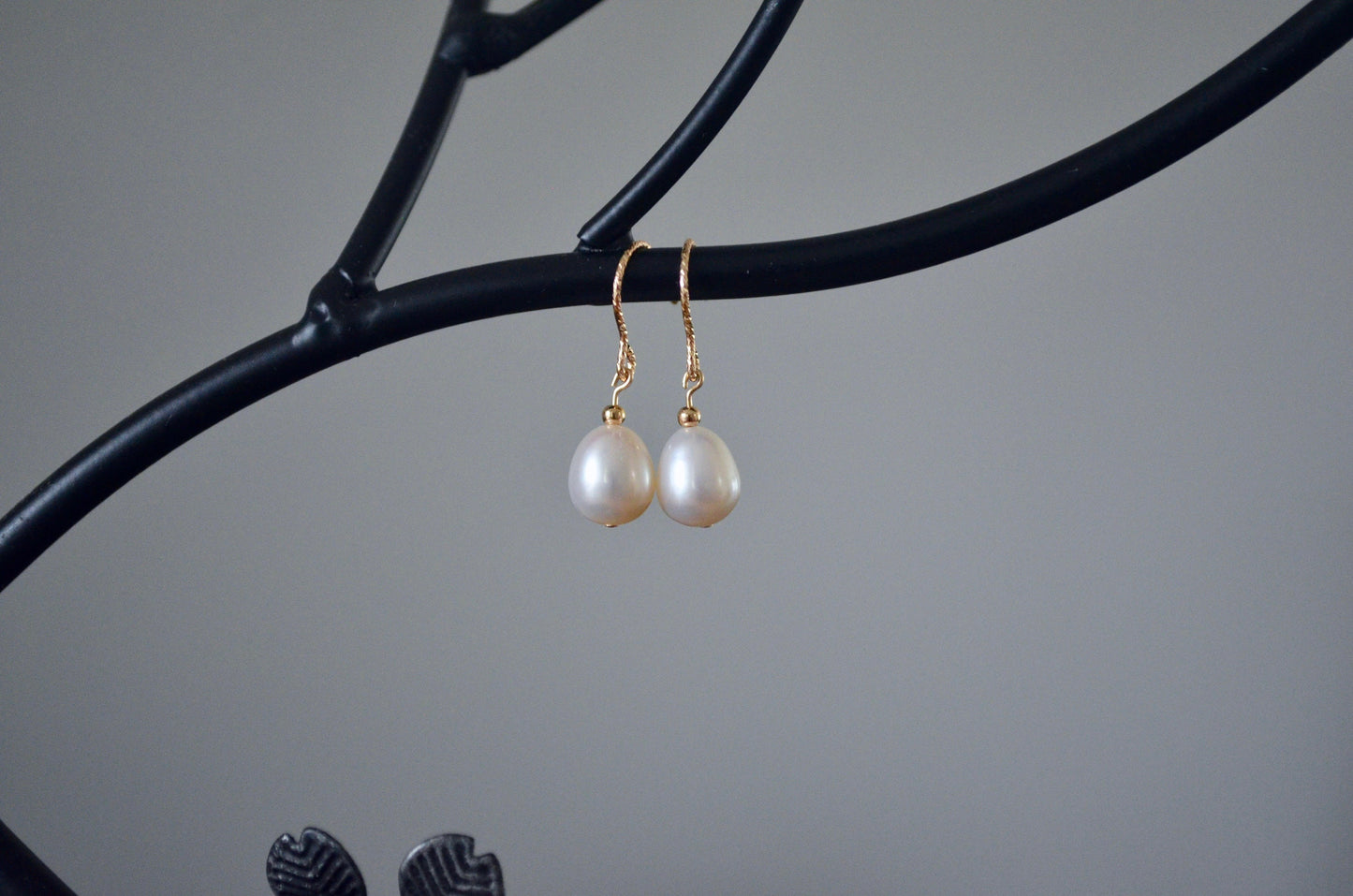 Classic Tiny Freshwater Pearl Earrings