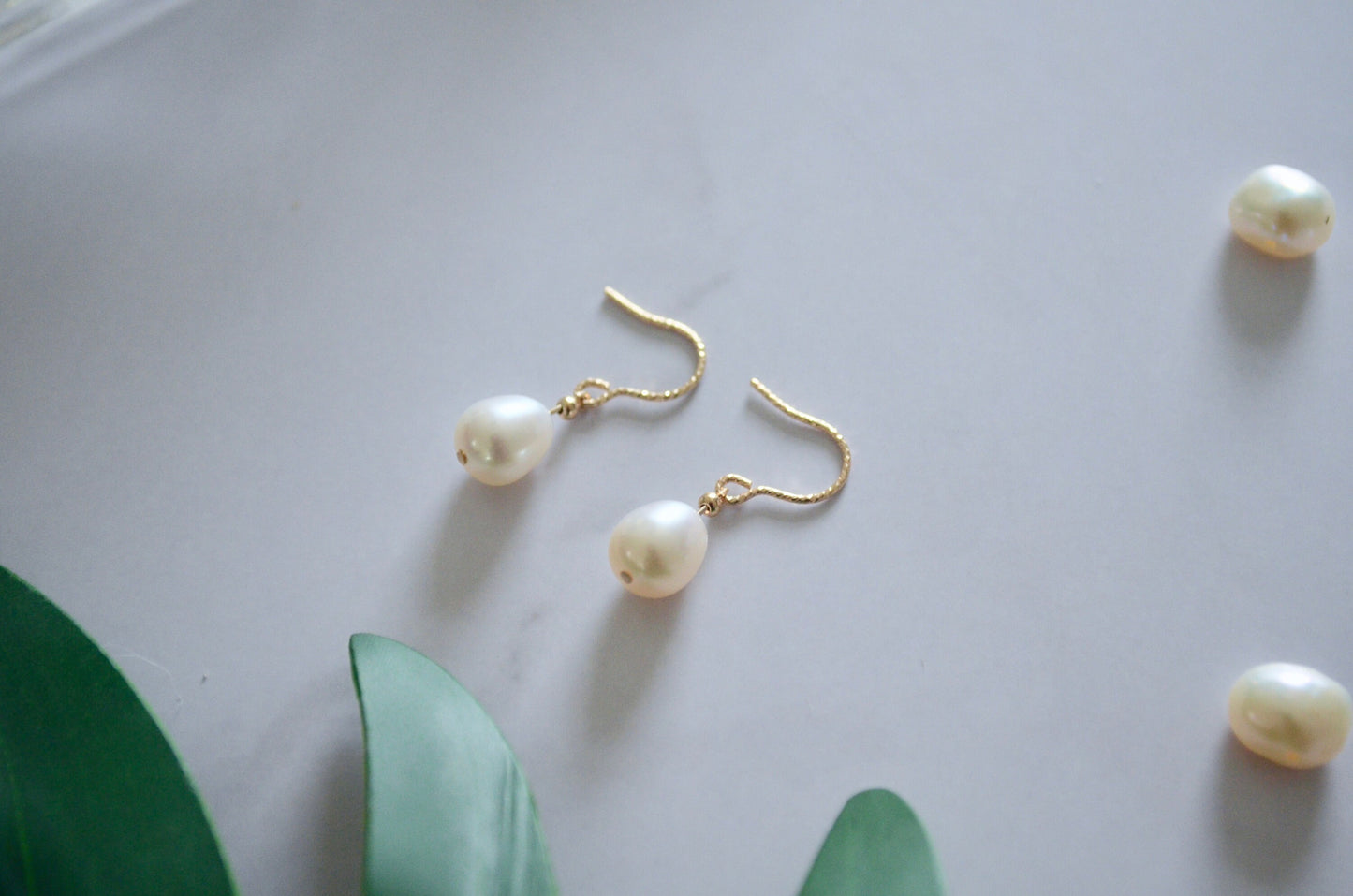 Classic Tiny Freshwater Pearl Earrings