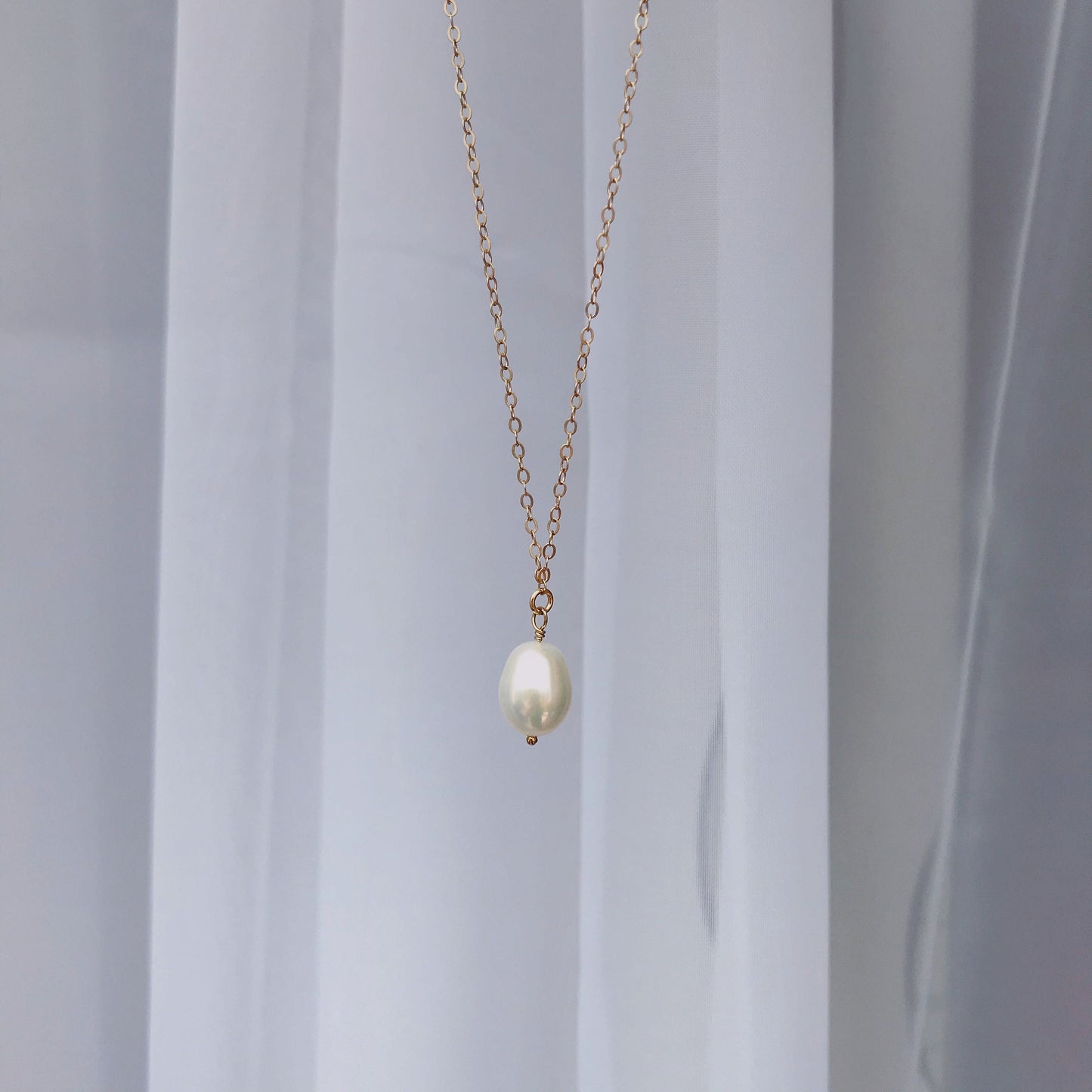 Classic Pearl Drop Necklace