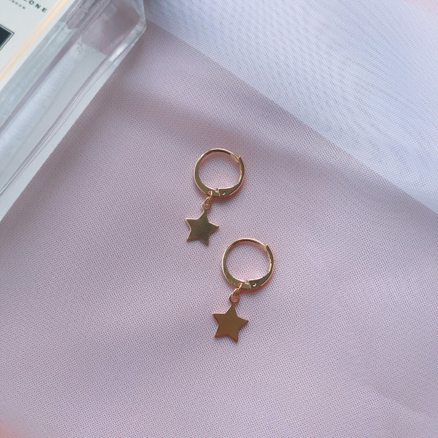 Star Huggies Earrings
