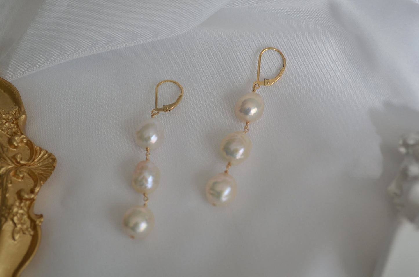 Candice Trio Kasumi Pearl Earrings