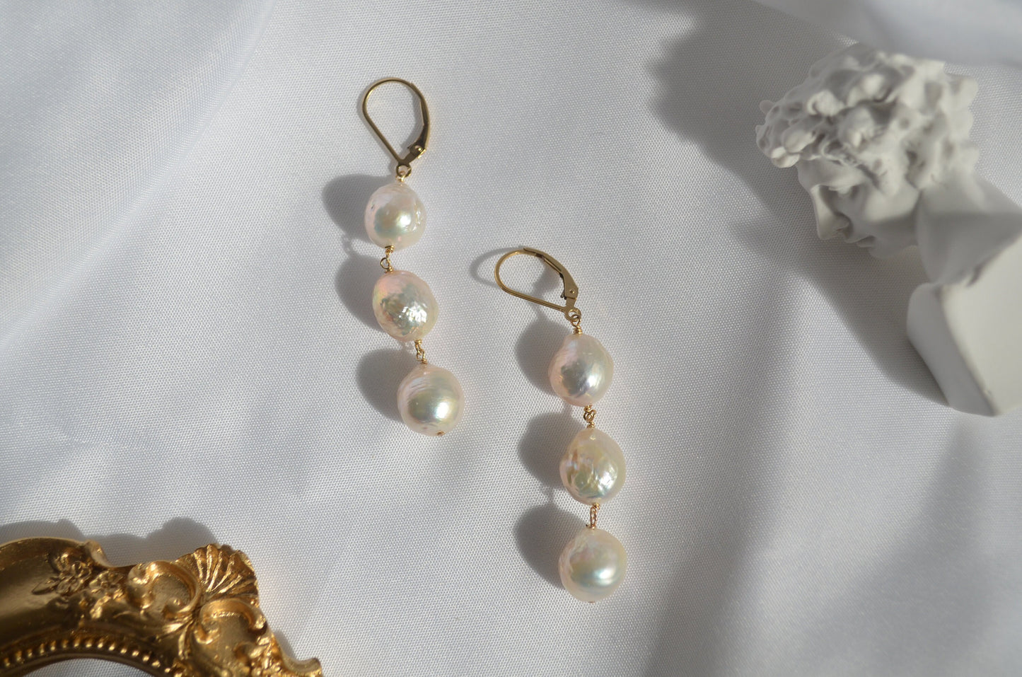 Candice Trio Kasumi Pearl Earrings