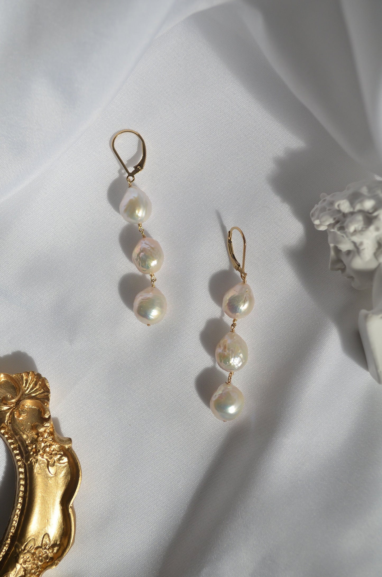 Candice Trio Kasumi Pearl Earrings