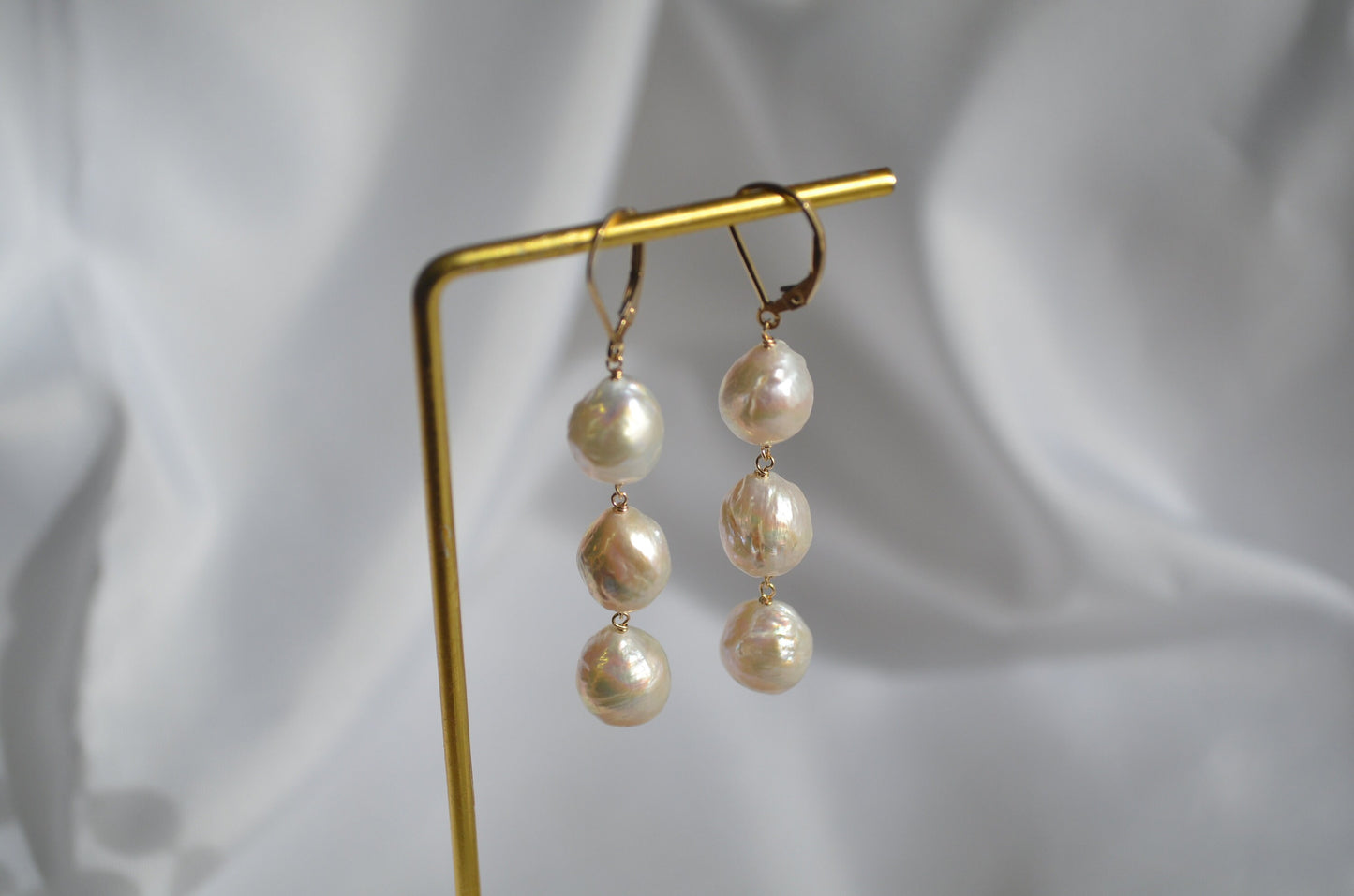 Candice Trio Kasumi Pearl Earrings