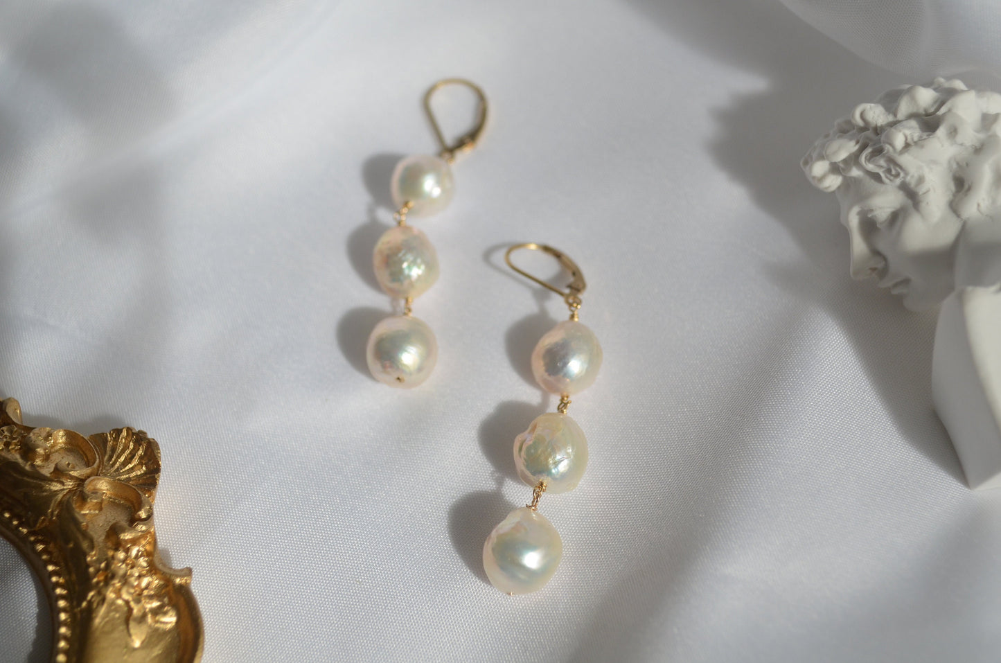 Candice Trio Kasumi Pearl Earrings