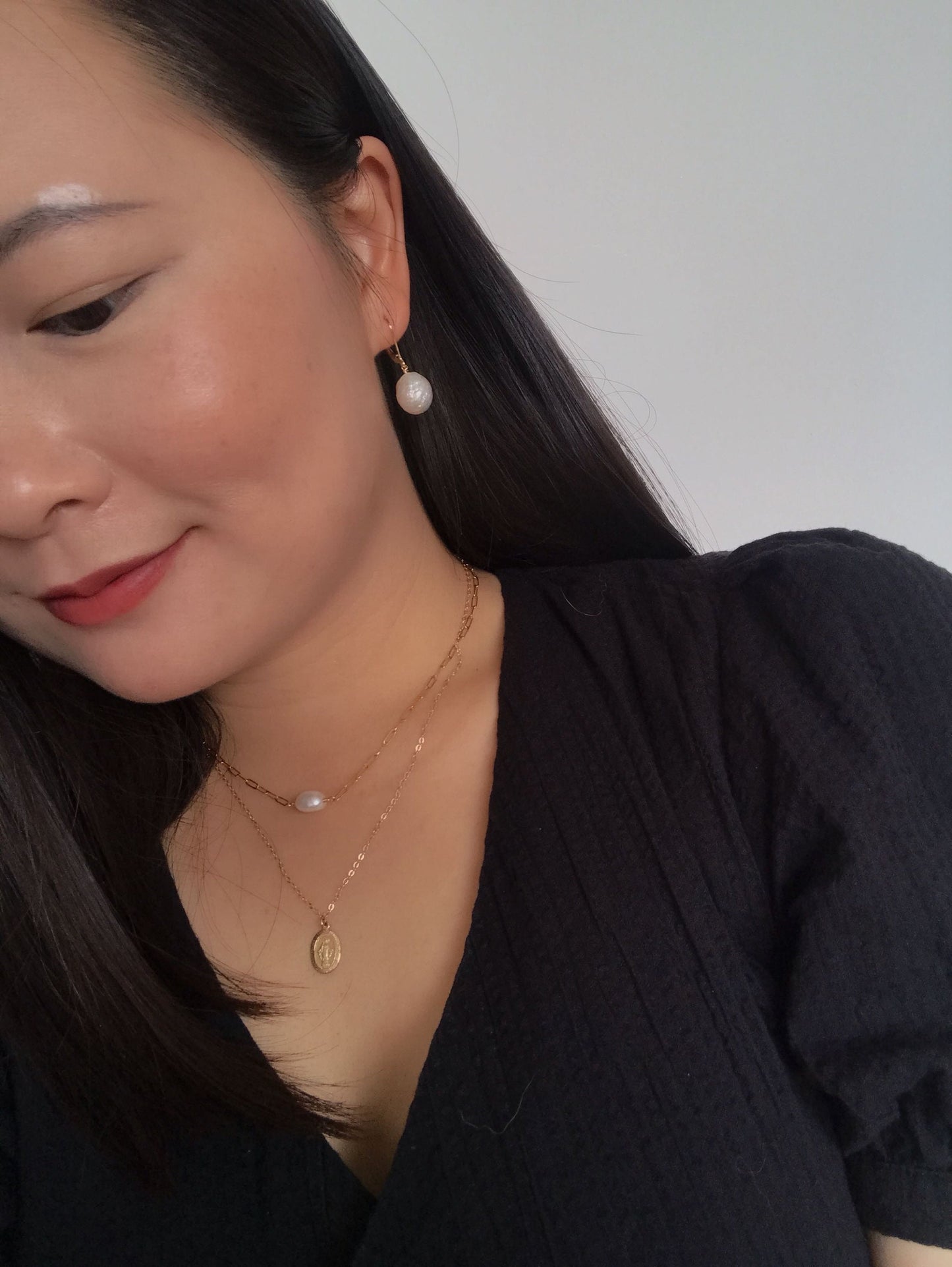 Virgin Mary Pendant Necklace