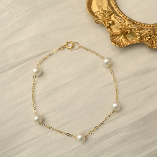 Iris-Pearl satellite bracelet