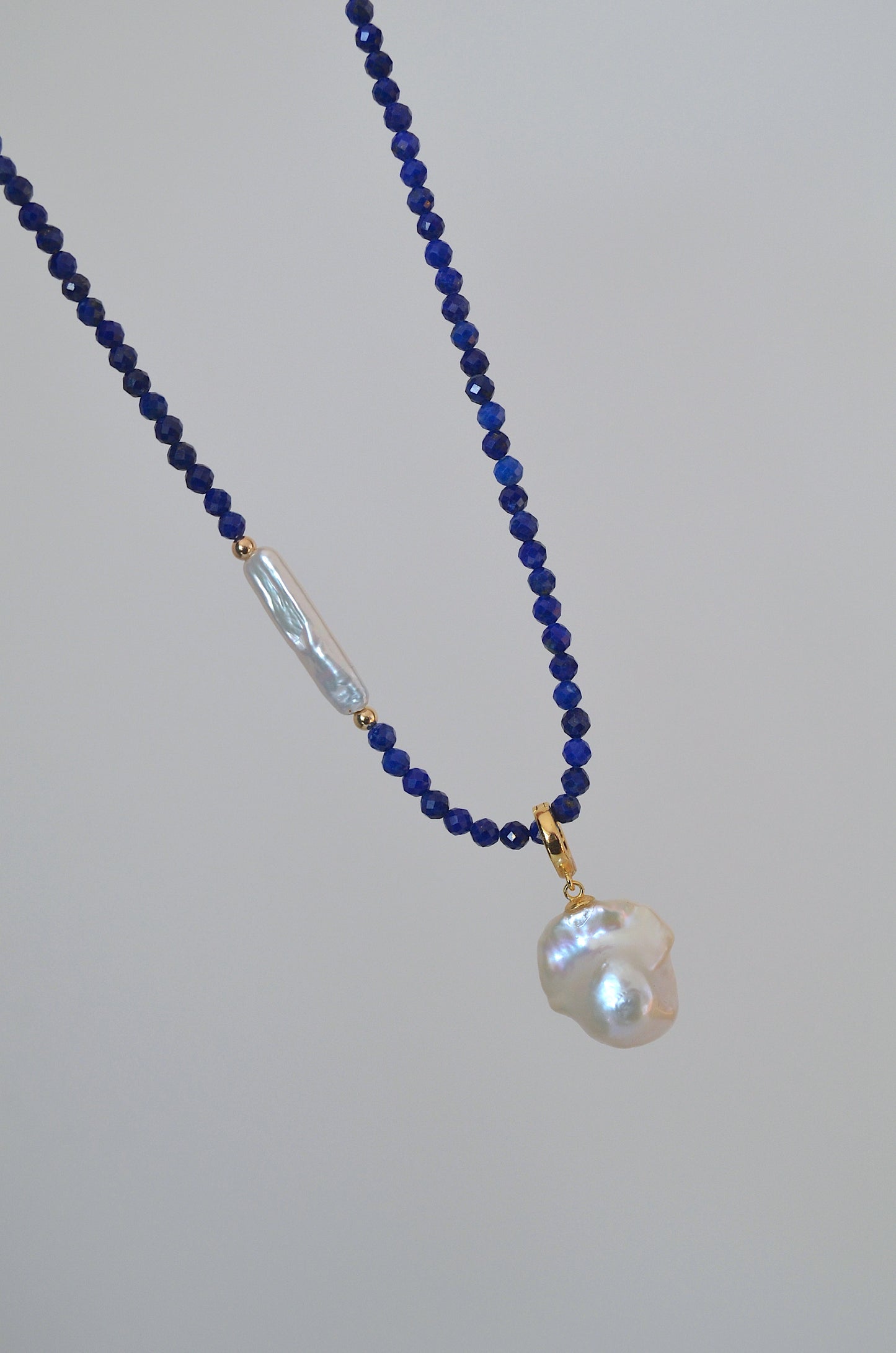 Lapis Lazuli and Pearl Chocker