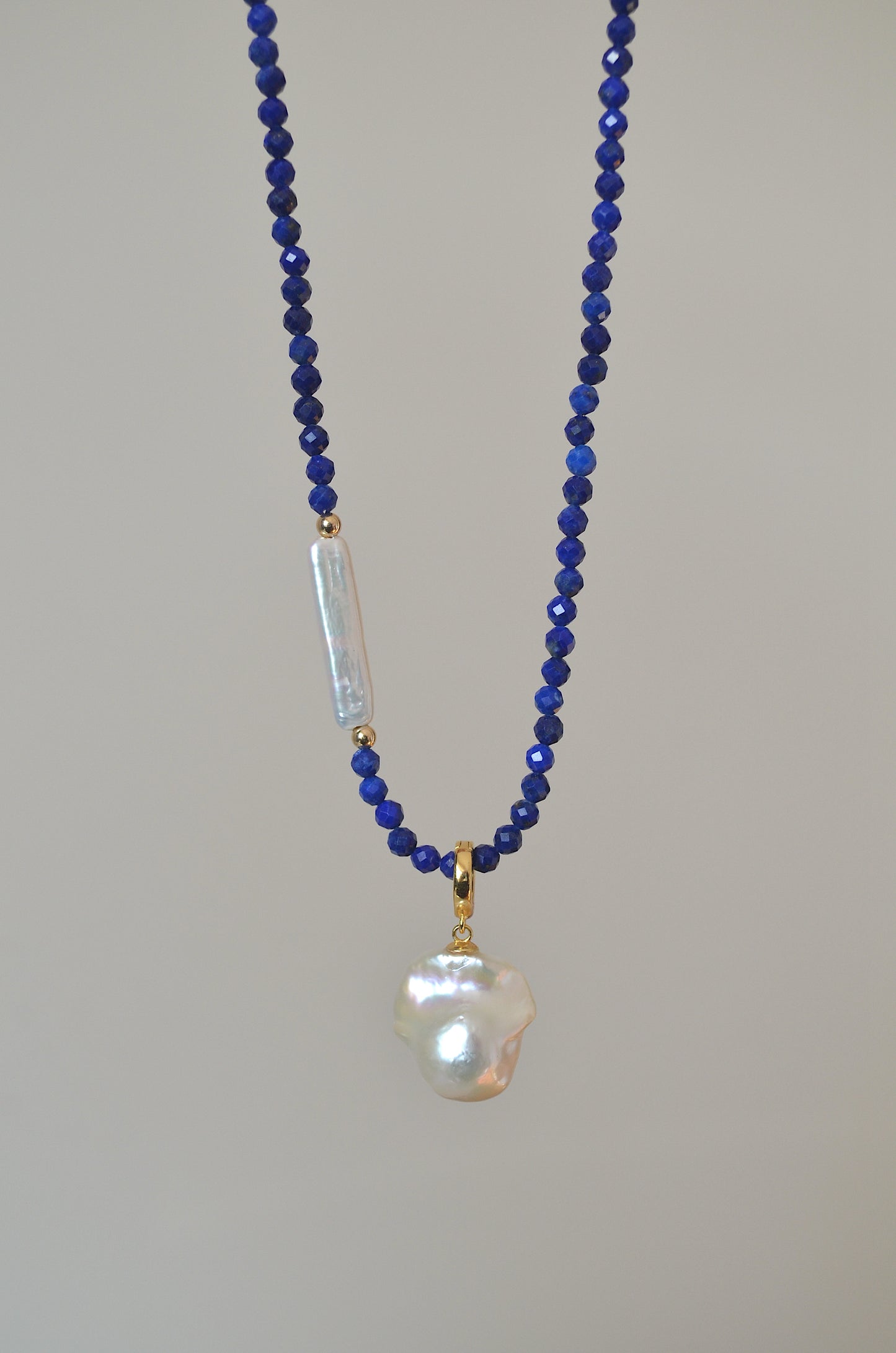 Lapis Lazuli and Pearl Chocker