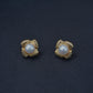 Vintage Style Pearl Stud Earrings