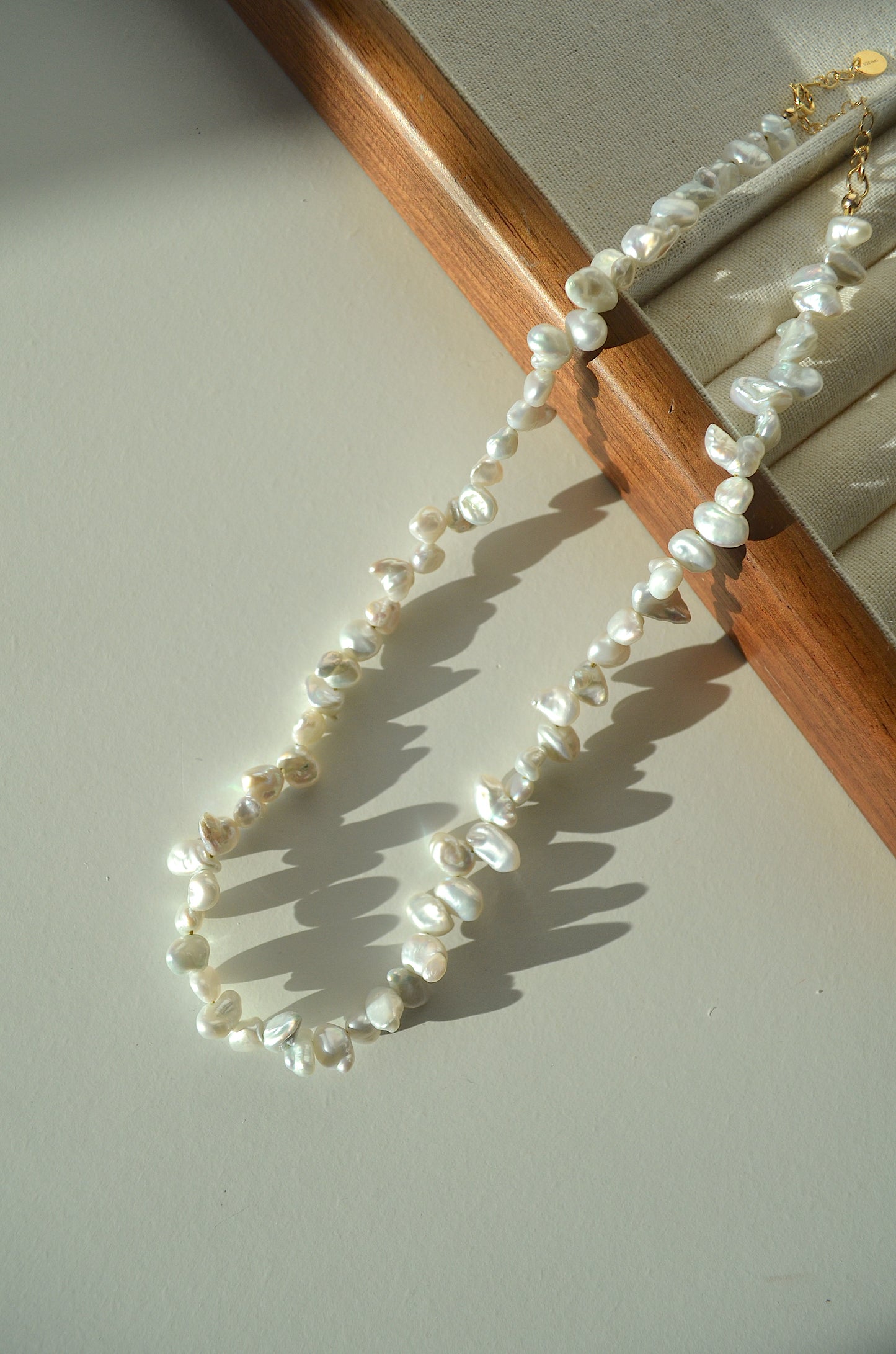 Flora-Keshi Pearl Necklace