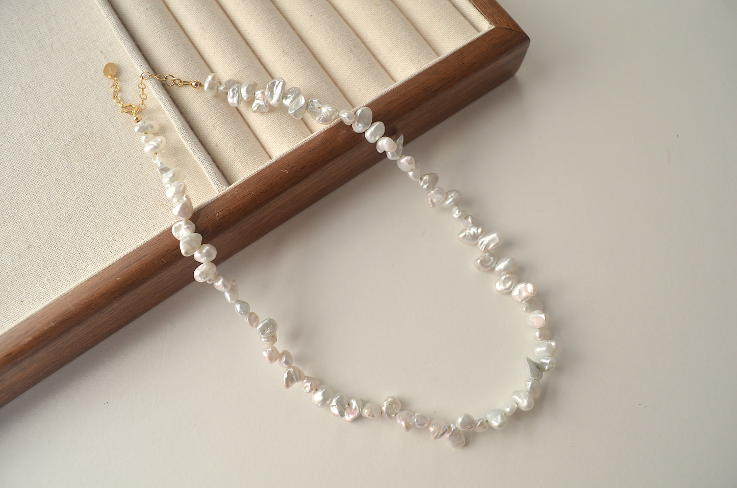 Flora-Keshi Pearl Necklace