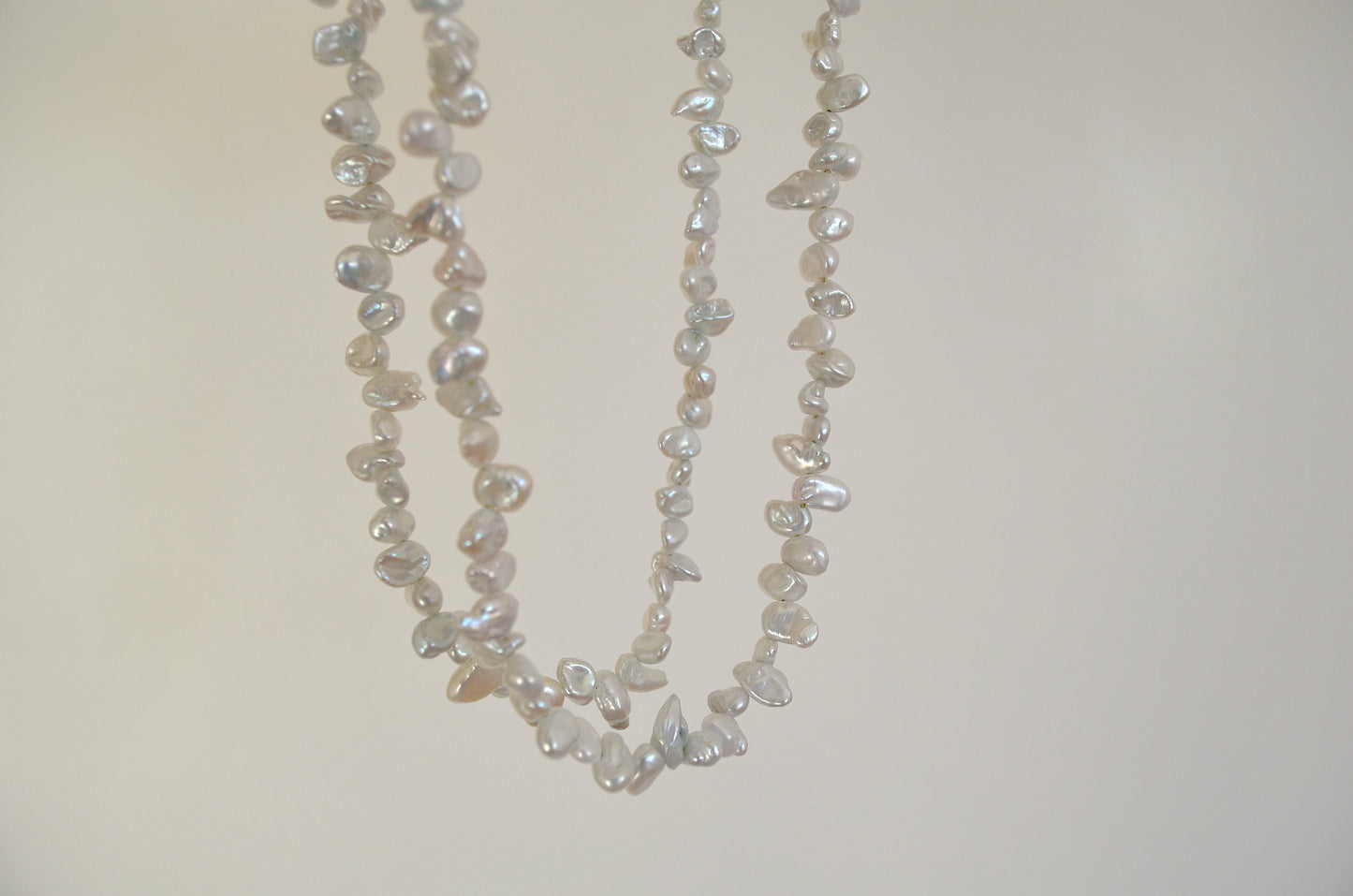 Flora-Keshi Pearl Necklace