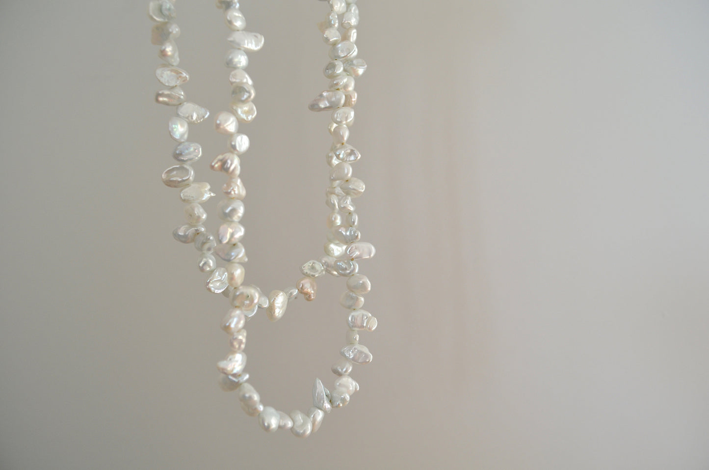 Flora-Keshi Pearl Necklace