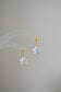 Star Shape Freshwater Pearl Drop Earrings