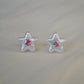 Star Earrings with CZ stone