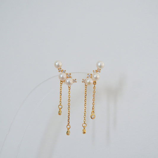 Adeline-Two Way Pearl Earrings