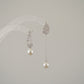 Angel's Wing Pearl Earrings