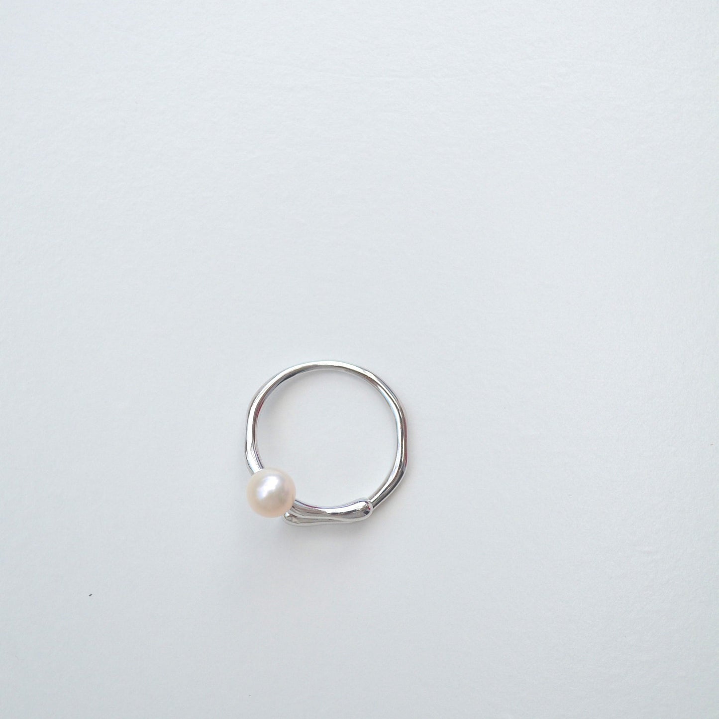 Aiden-Silver Pearl Ring