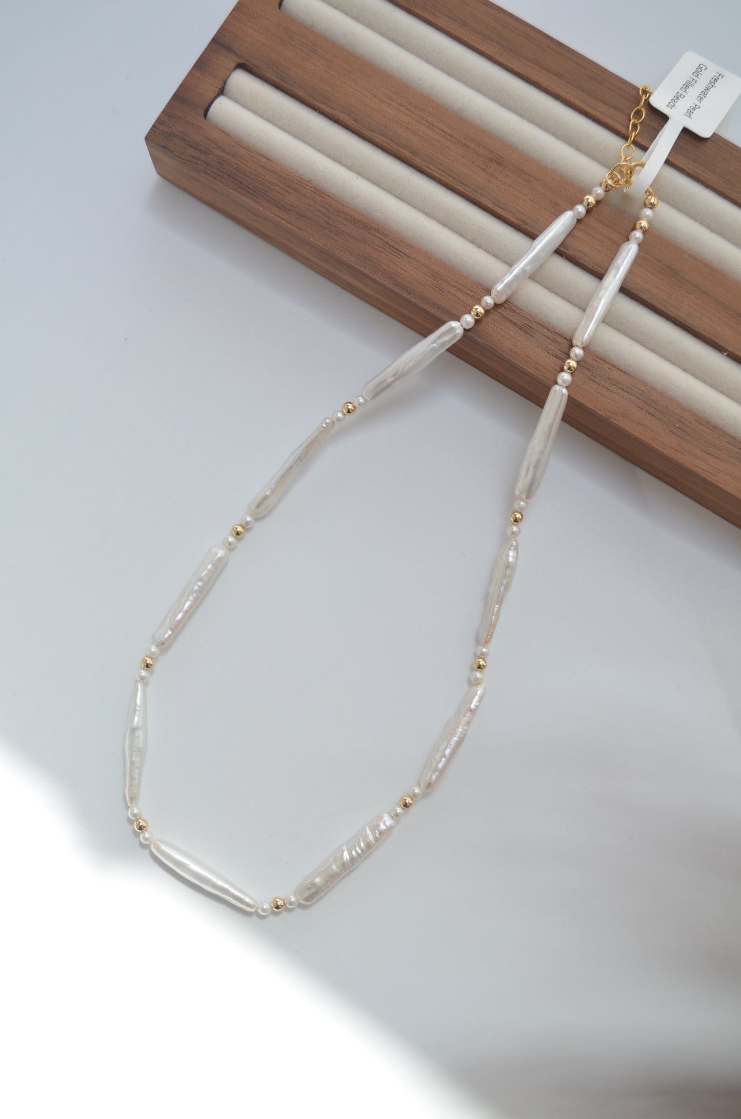 Margot- Biwa Pearl Necklace