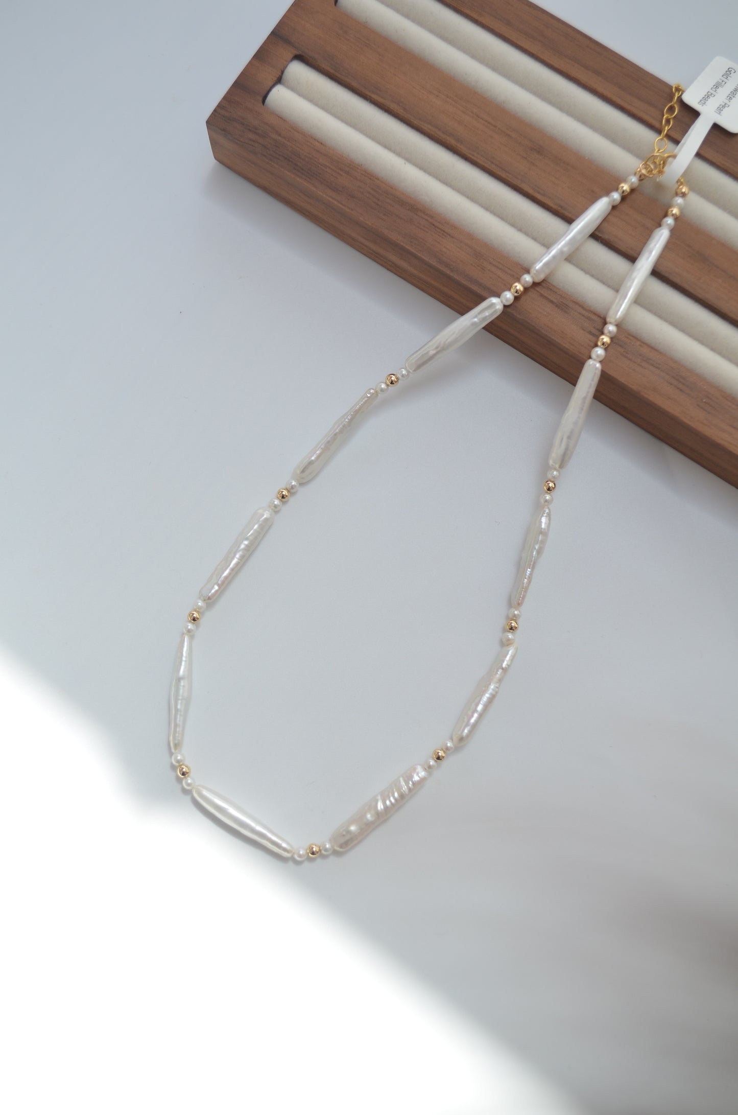 Margot- Biwa Pearl Necklace