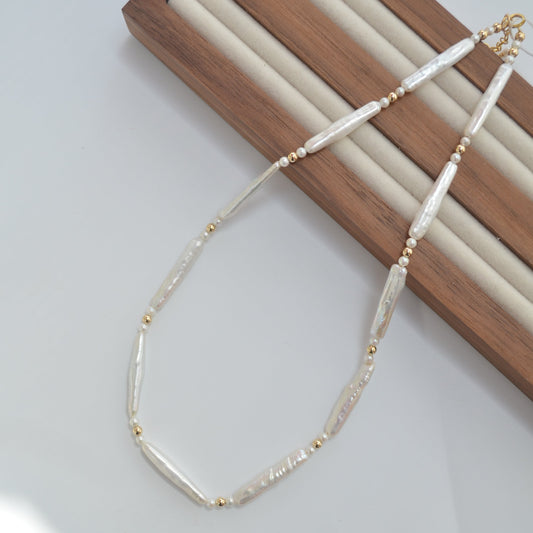 Margot- Biwa Pearl Necklace