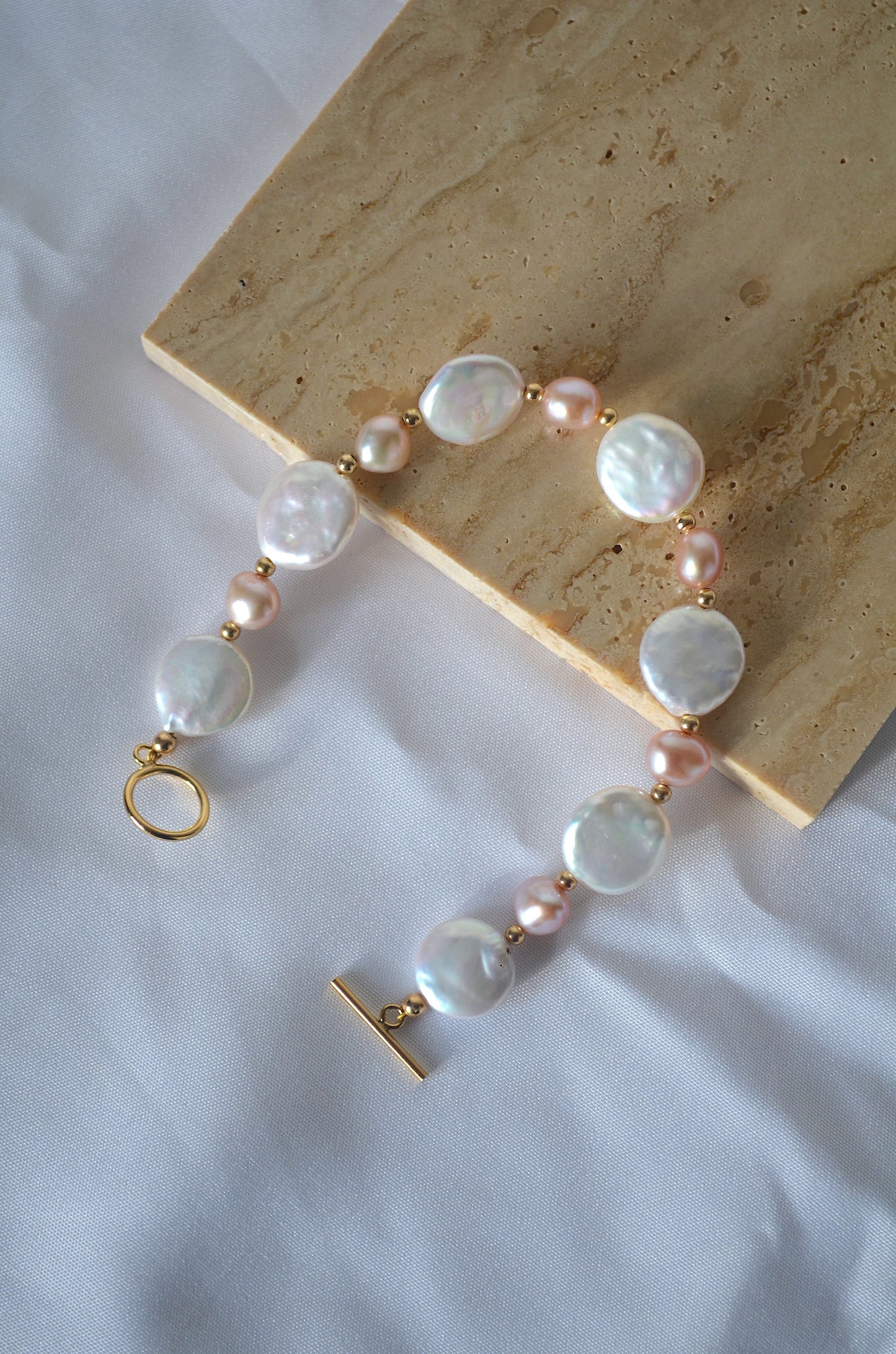 Coin Pearl Bracelet