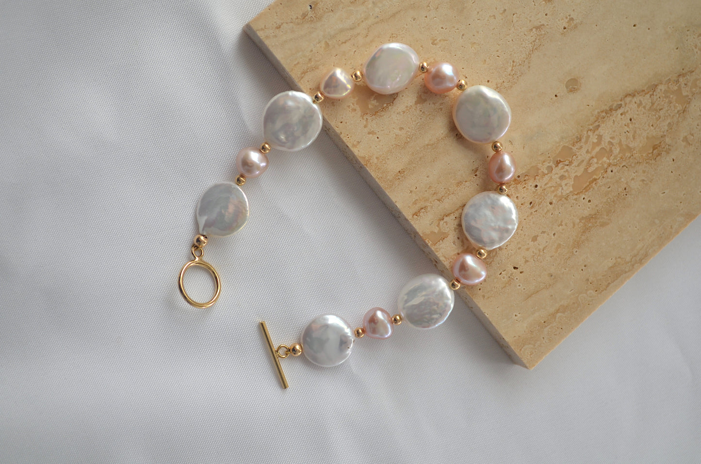 Coin Pearl Bracelet