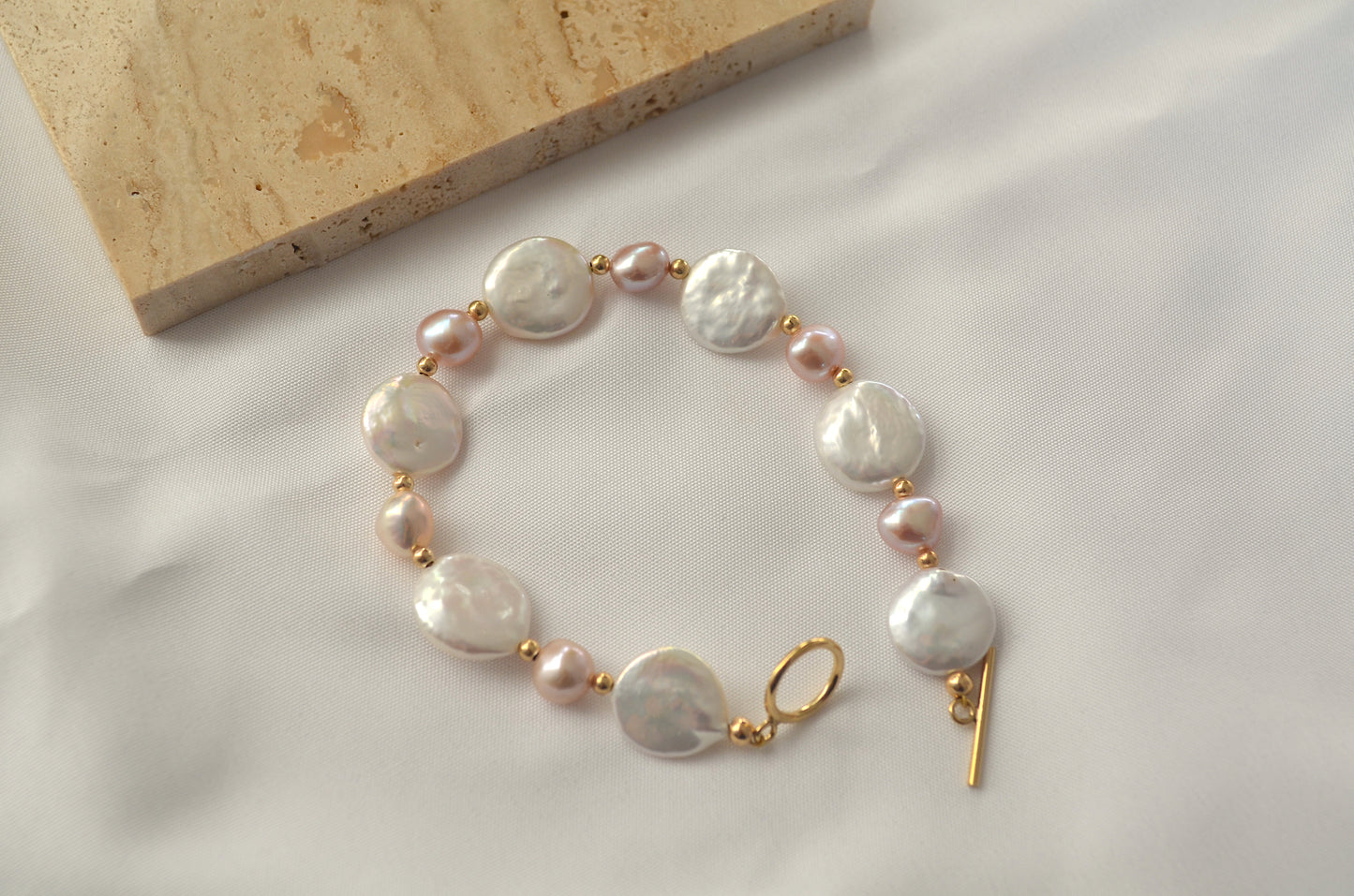 Coin Pearl Bracelet