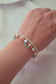 Trio Colour Baroque Pearl Toggle Bracelet