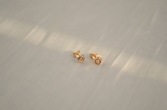 Love Knot Stud Earrings