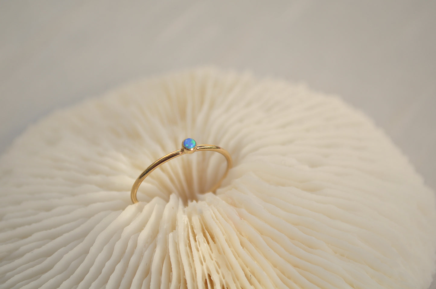 Blue Opal Stacking Ring