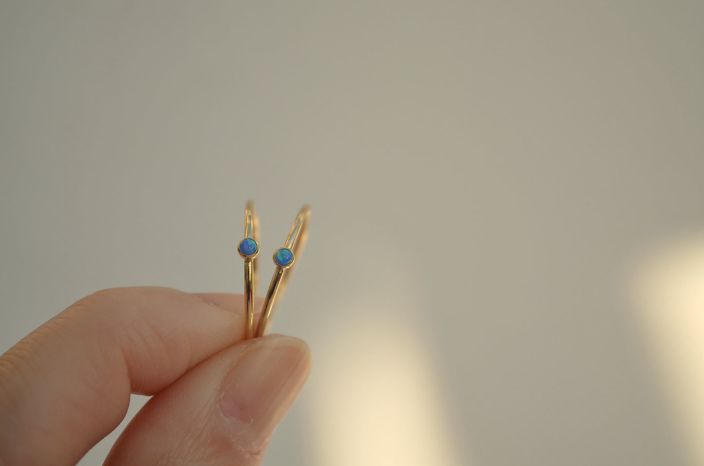 Blue Opal Stacking Ring