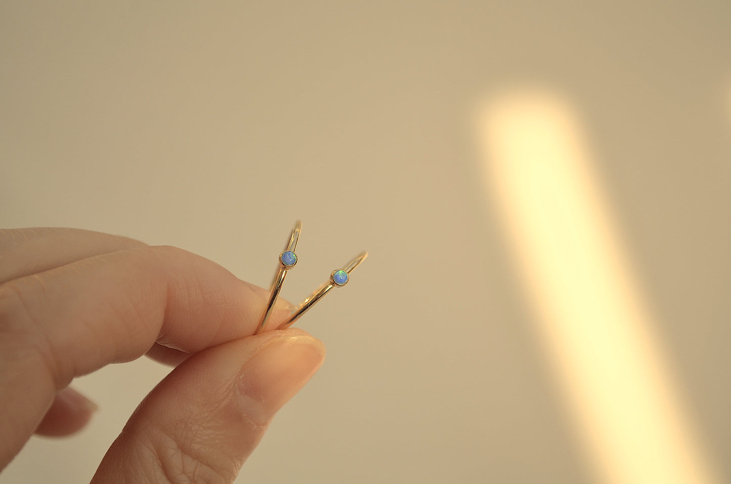 Blue Opal Stacking Ring