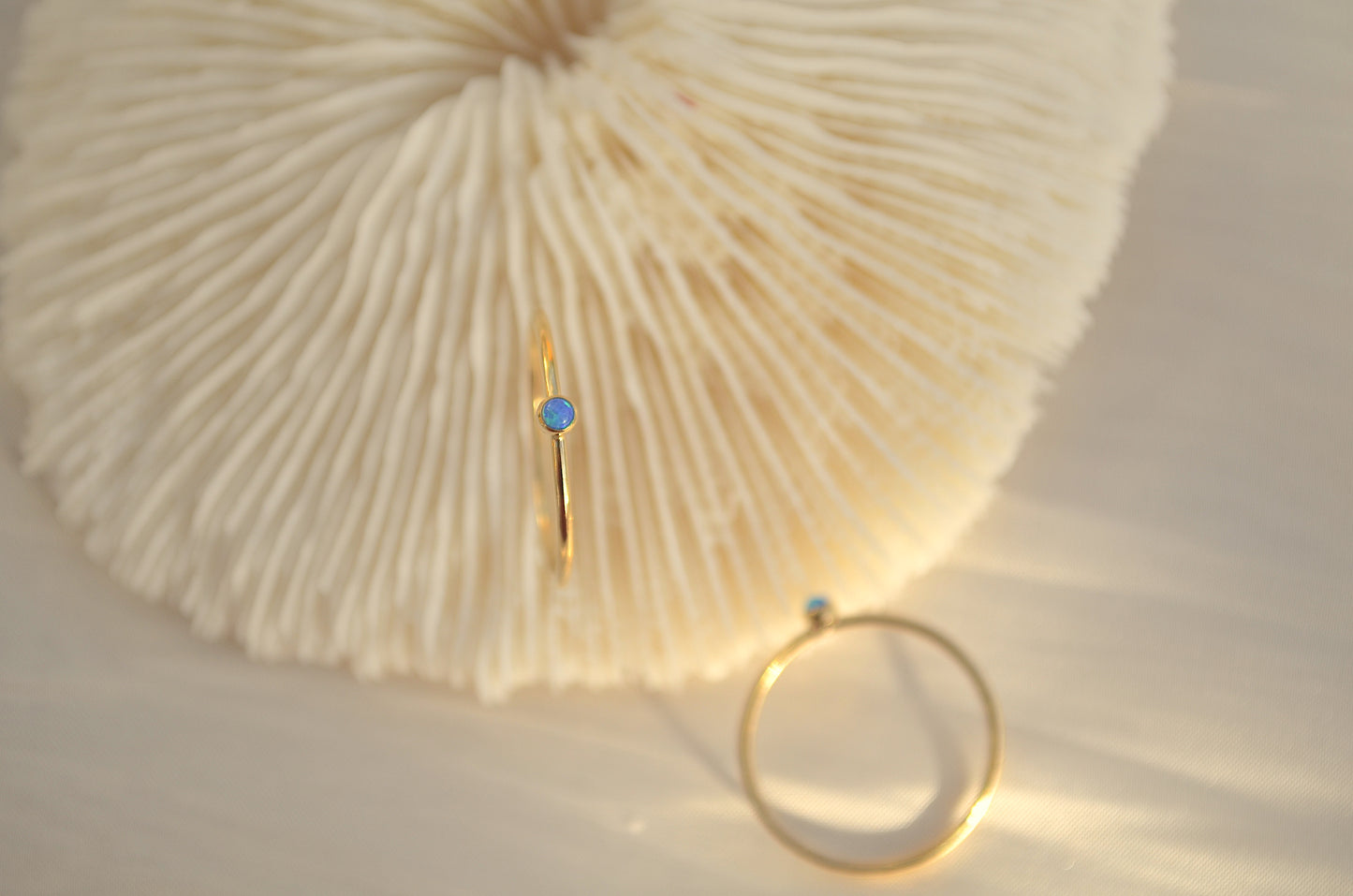 Blue Opal Stacking Ring