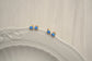 Small Blue Opal Stud Earrings