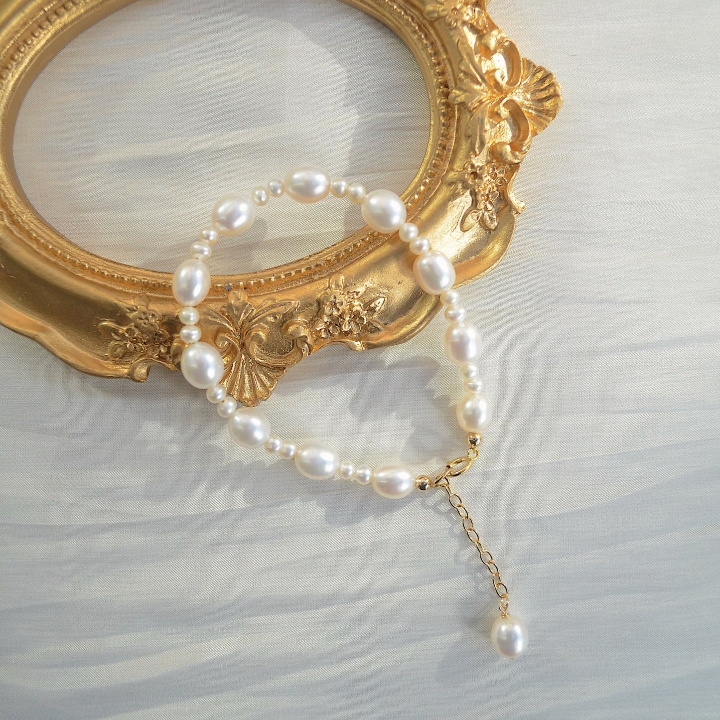 Leah Rice Pearl Bracelet