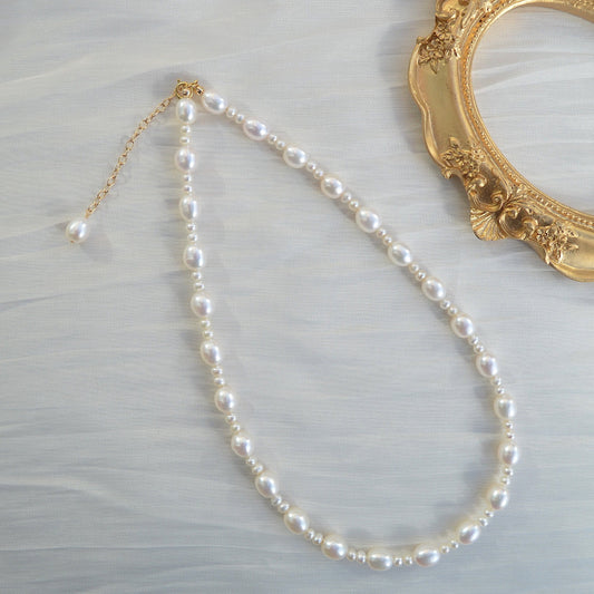 Leah Rice Pearl Necklace