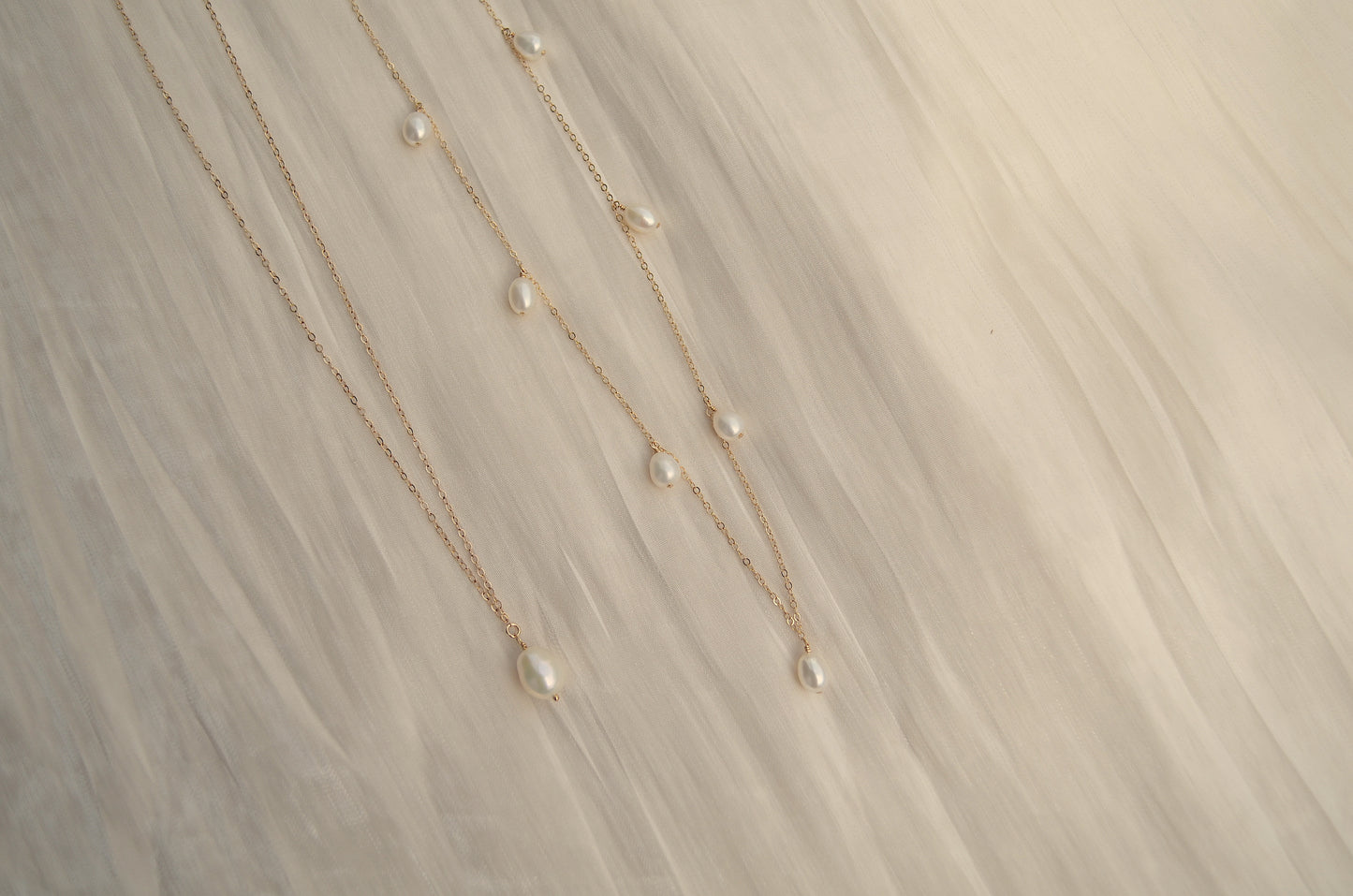 Classic Pearl Drop Necklace