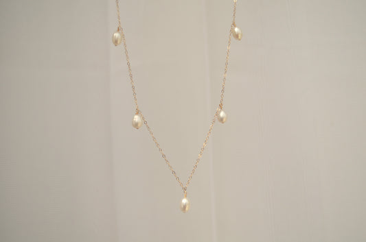 Sophie Small Rice Pearl Necklace