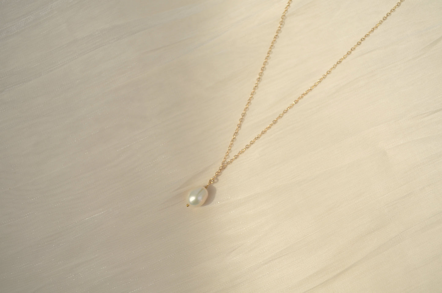 Classic Pearl Drop Necklace