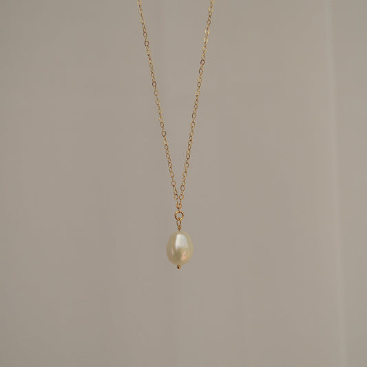 Classic Pearl Drop Necklace