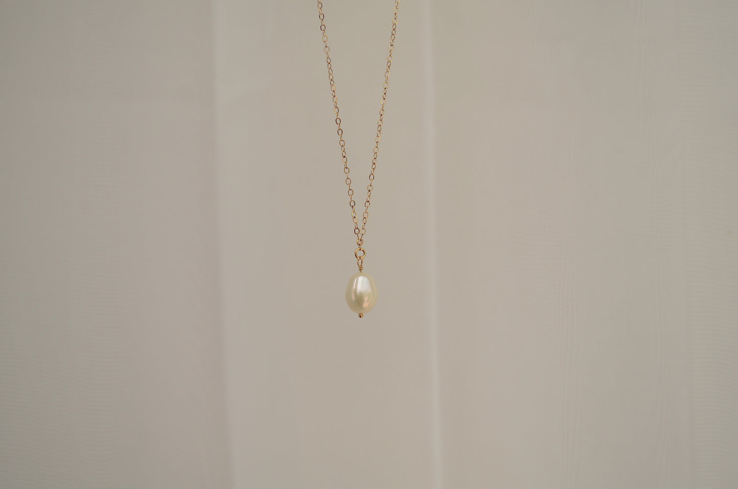 Classic Pearl Drop Necklace