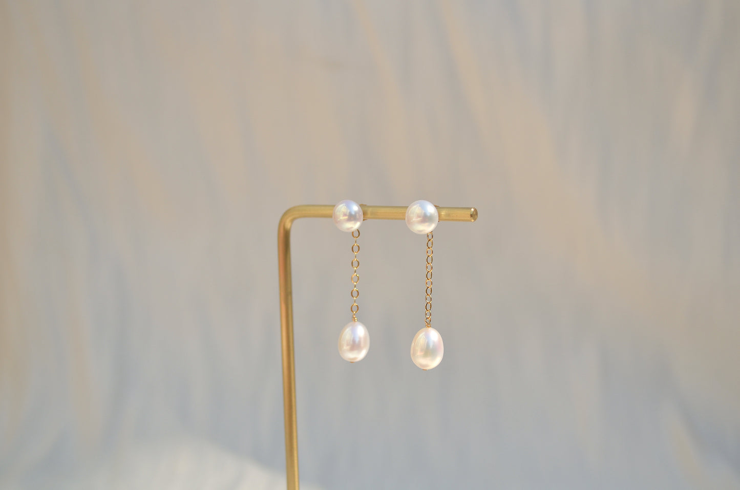 Lydia pearl dangle earrings