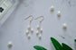 Small pearl drop earrings